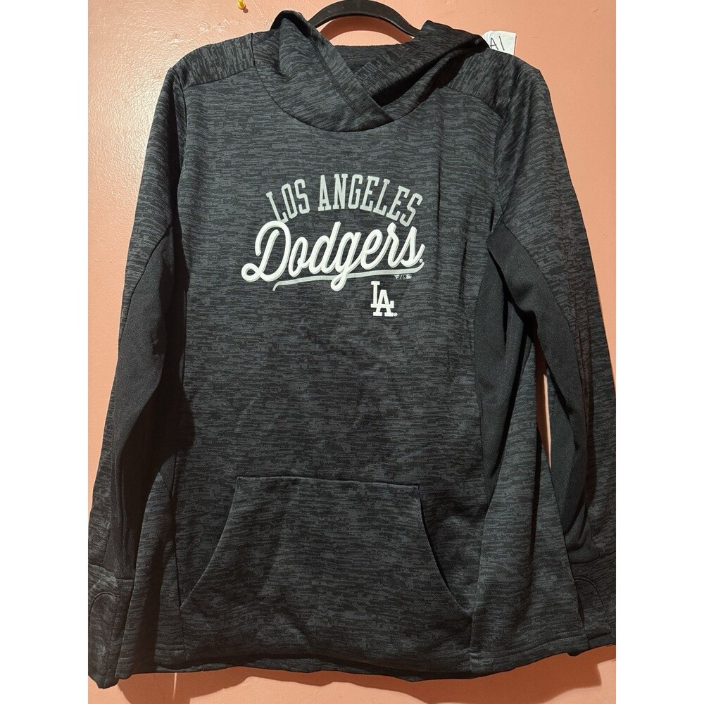 Majestic Charcoal Los Angeles Dodgers Hoodie